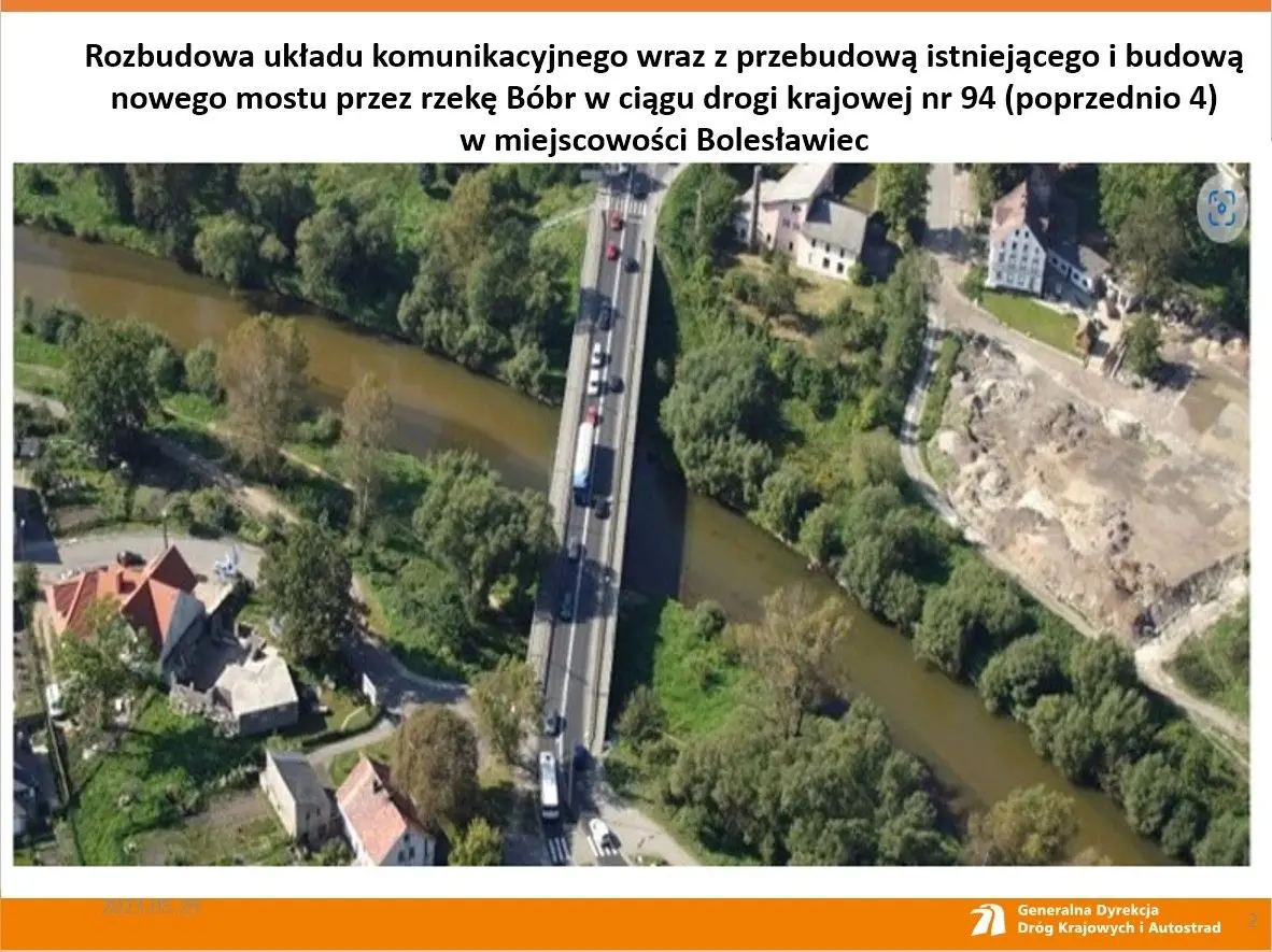 GDDKiA o nowym moście w Bolesławcu