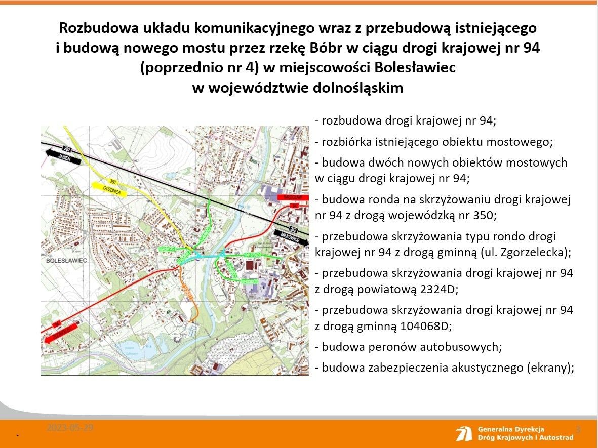 GDDKiA o nowym moście w Bolesławcu