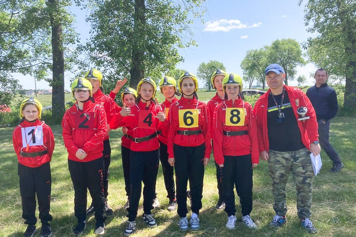 Młodzi strażacy z Nowej Kuźni najlepsi w powiecie