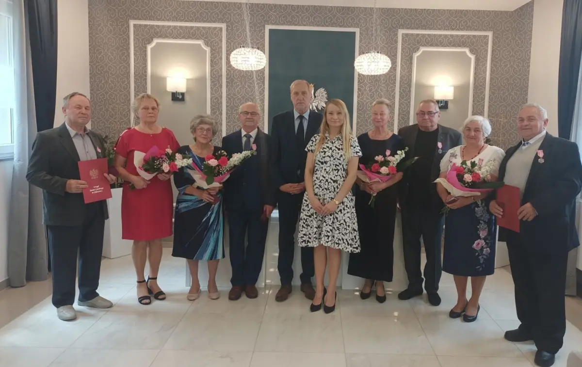 Dziewięć par z gminy Osiecznica uhonorowanych przez prezydenta RP
