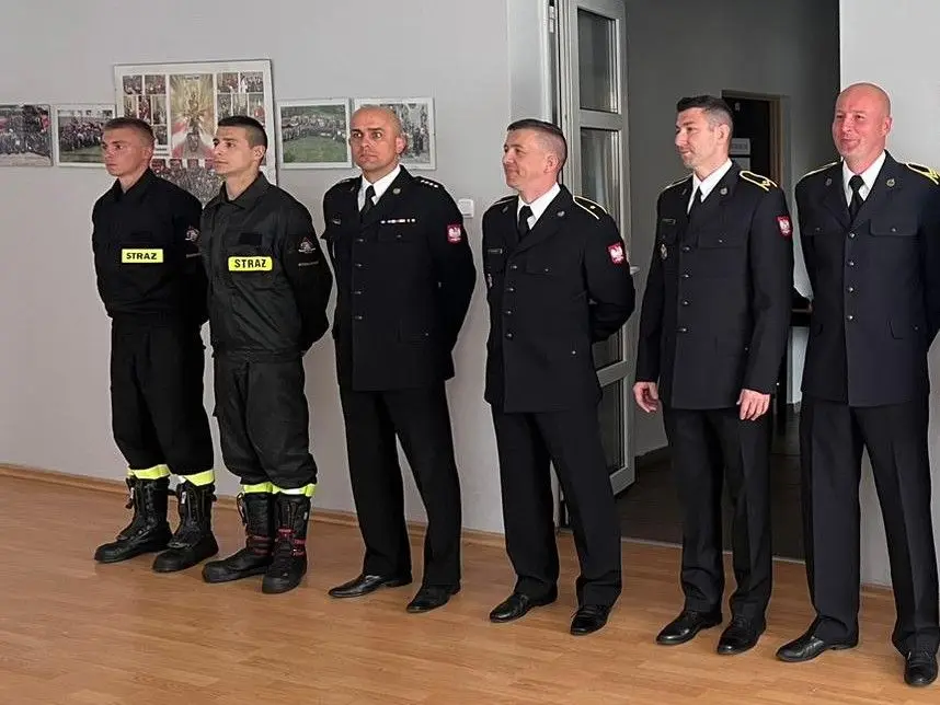 Dwóch nowych strażaków w Bolesławcu