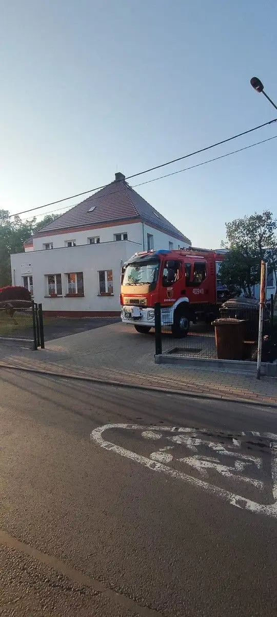 Akcja strażaków w Gromadce