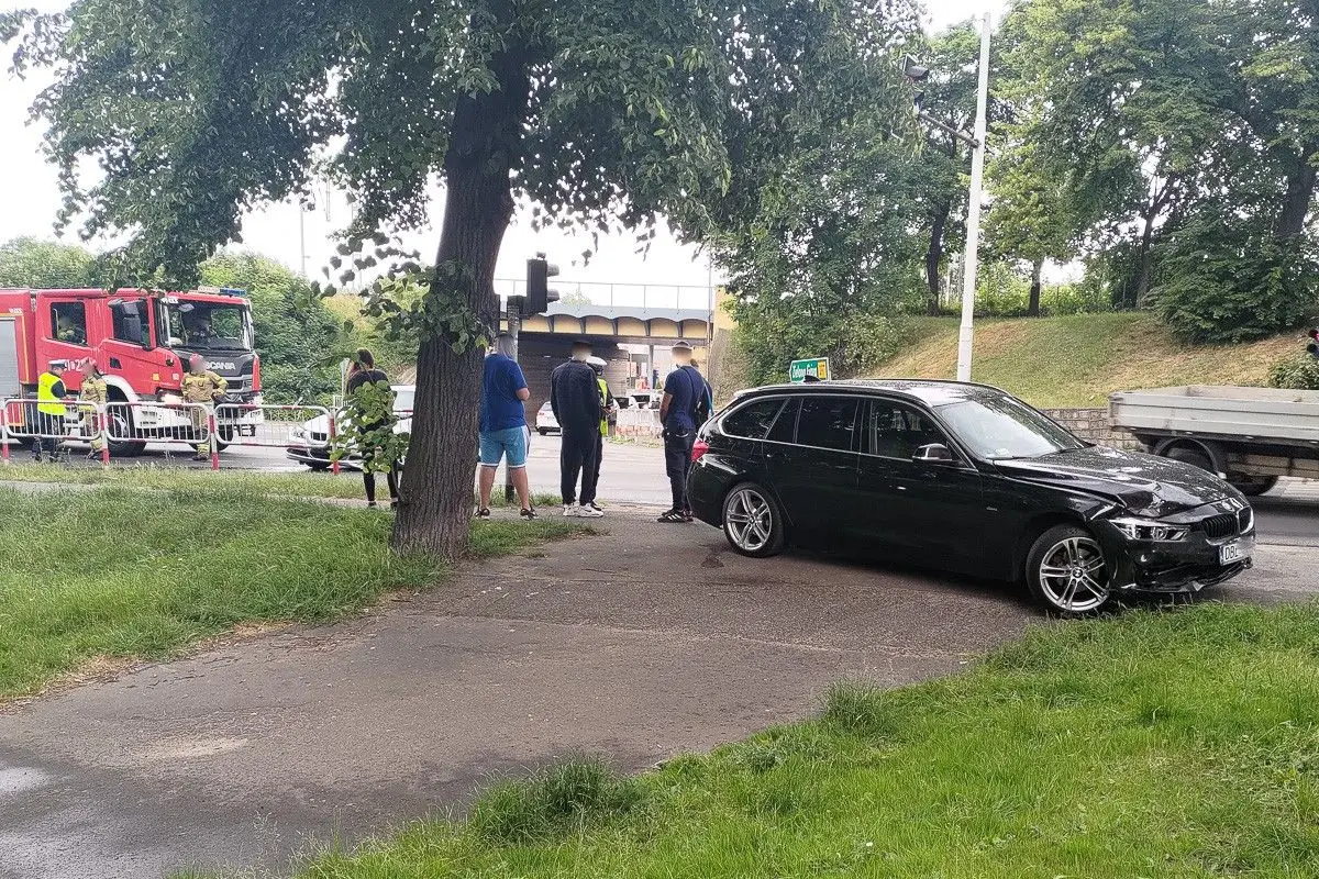 Kolizja na Tamka w Bolesławcu