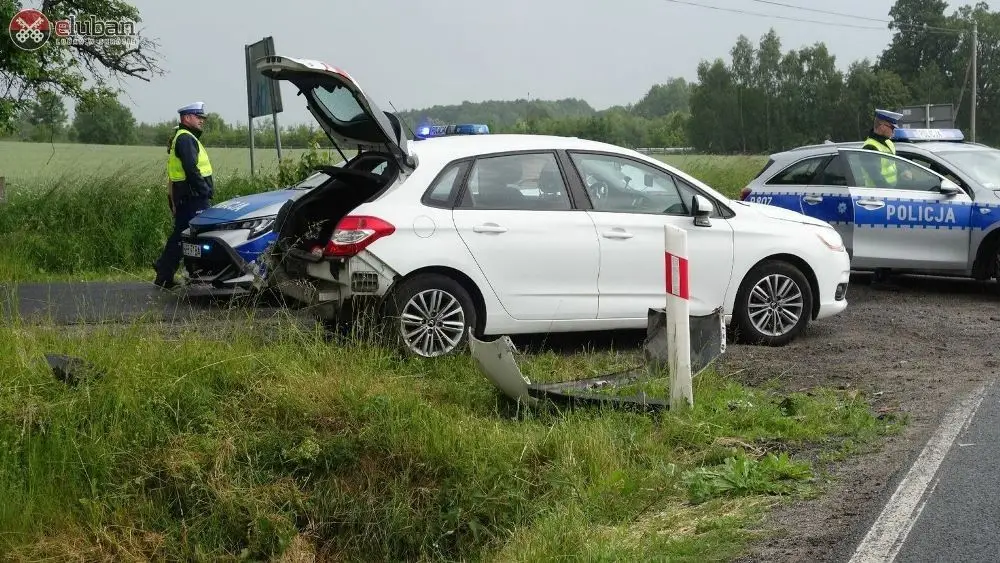 Kolizja w powiecie lubańskim