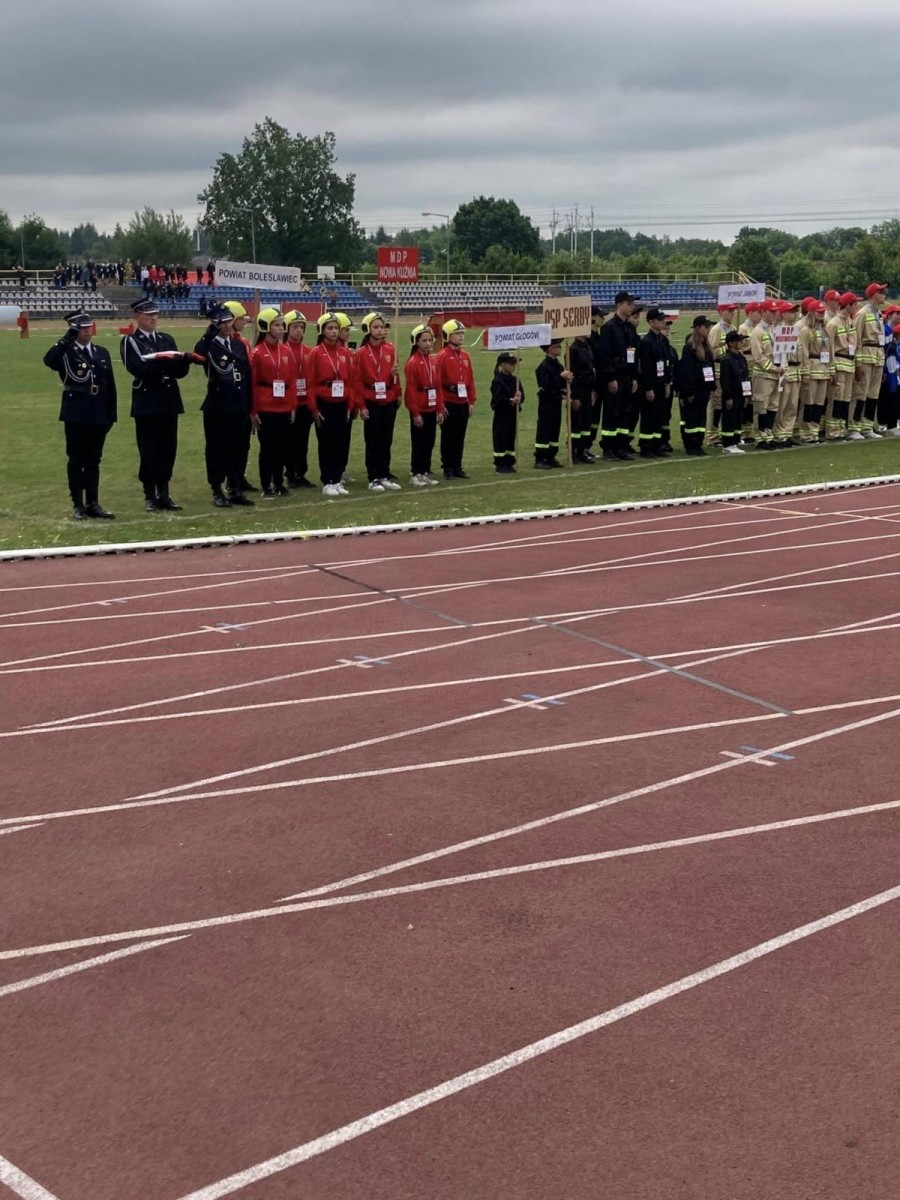 Młodzi strażacy z Nowej Kuźni na zawodach wojewódzkich