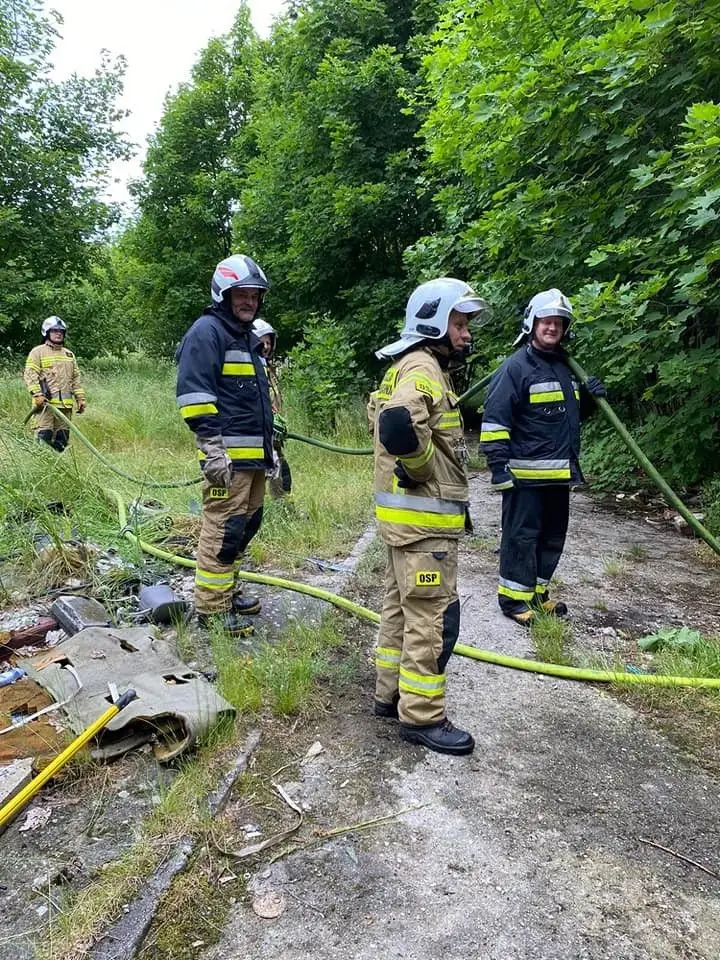Pożar w Osłej
