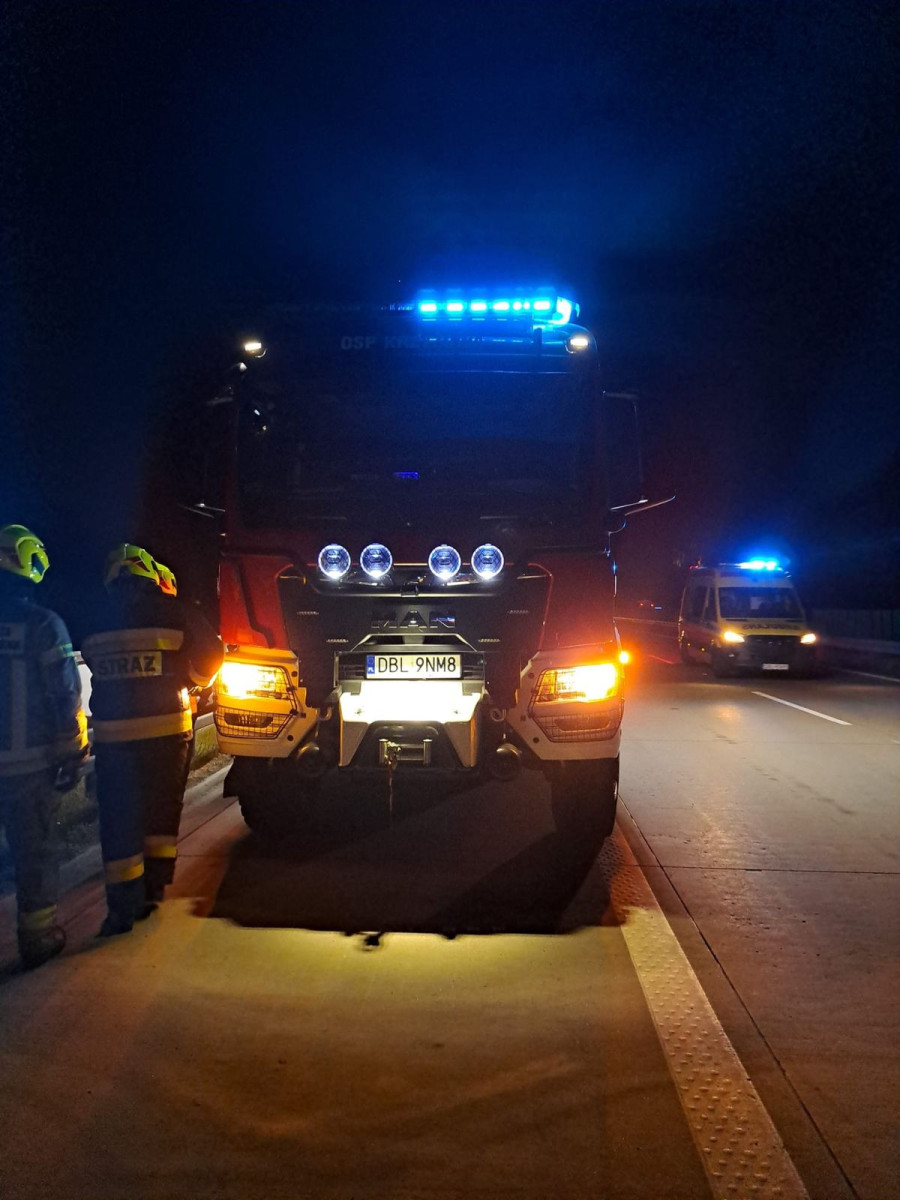 Nocna akcja służb na A4