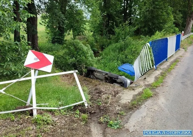 Kolizja w powiecie złotoryjskim