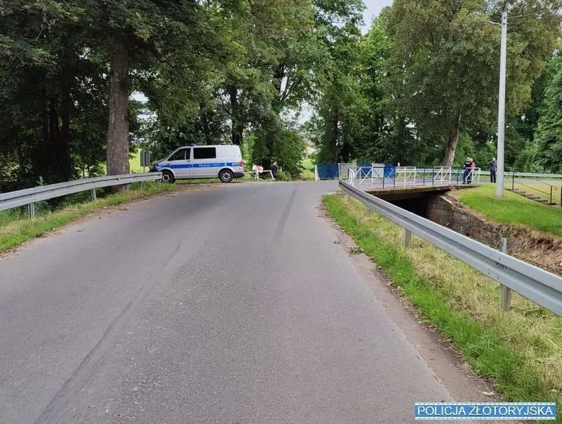 Kolizja w powiecie złotoryjskim