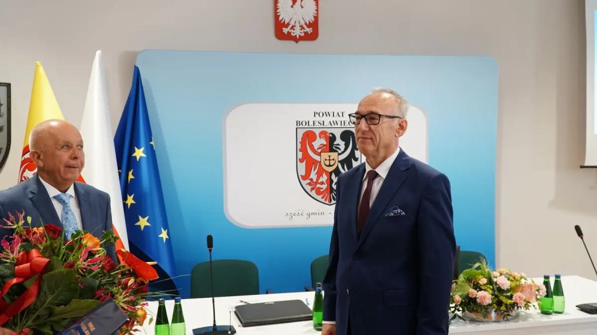 Pożegnanie Wiesława Stefanika na sesji Rady Powiatu