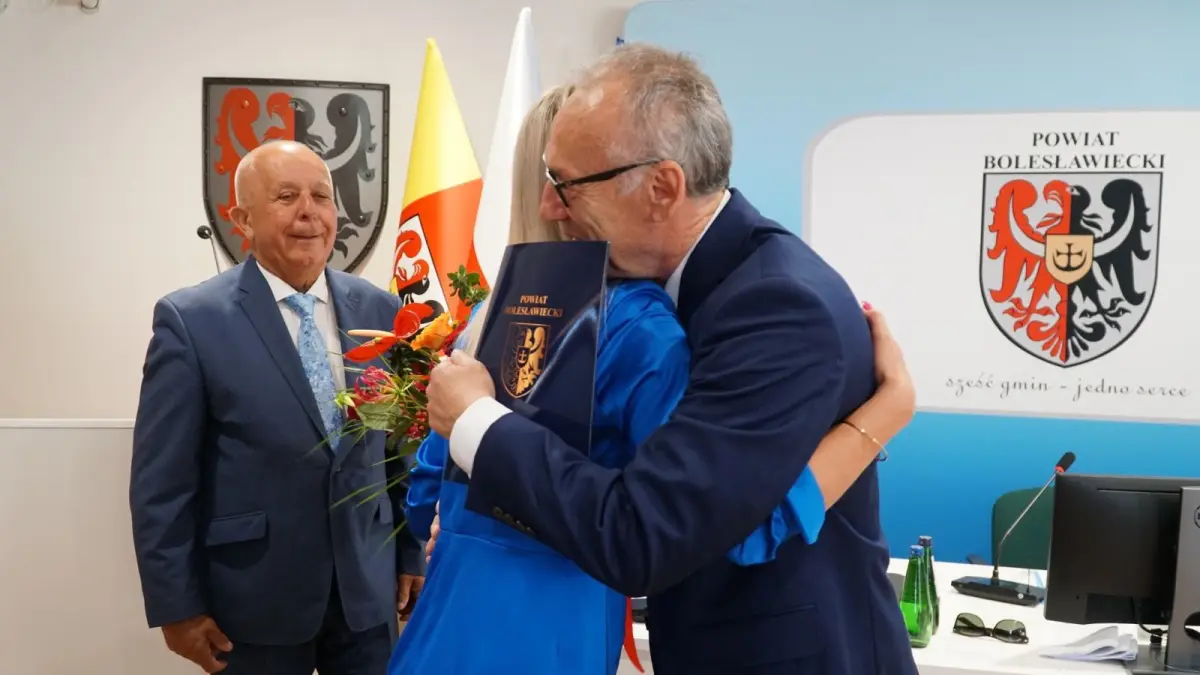 Pożegnanie Wiesława Stefanika na sesji Rady Powiatu