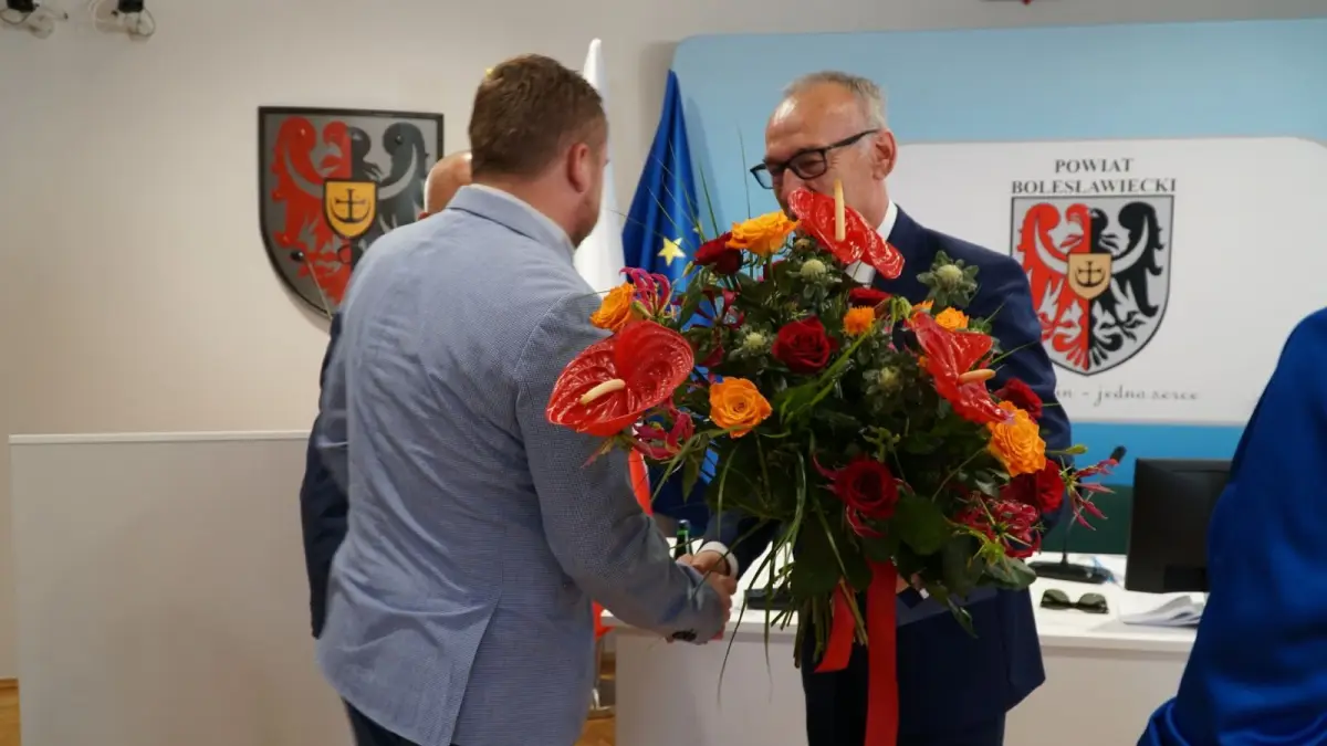 Pożegnanie Wiesława Stefanika na sesji Rady Powiatu
