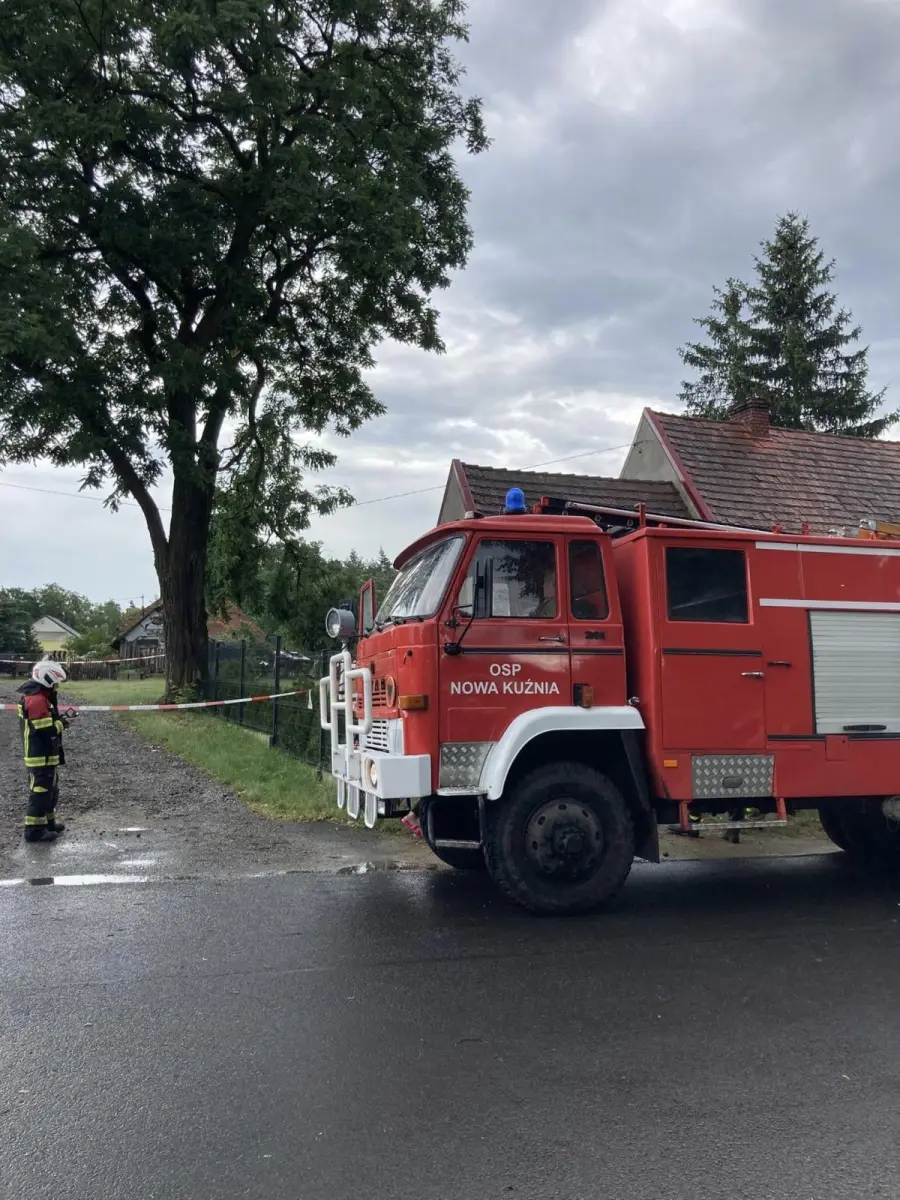 Interwencja strażaków w Nowej Kuźni