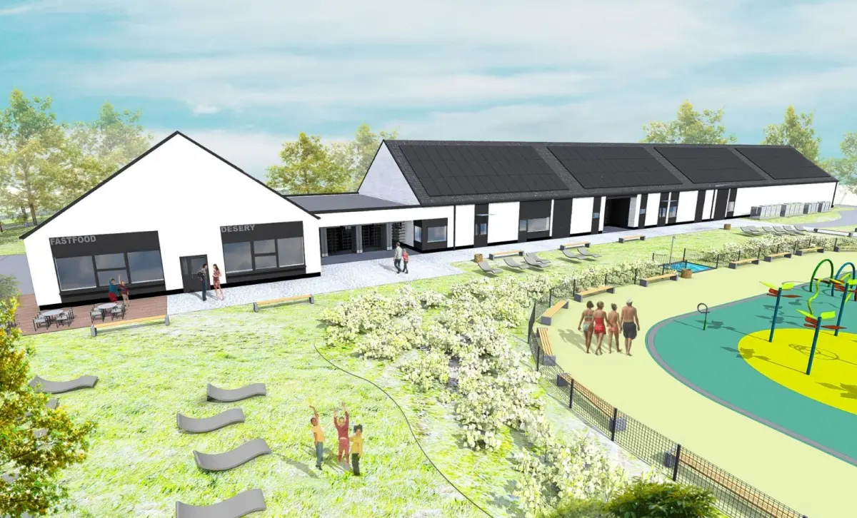 Nowy park wodny przy Spacerowej w Bolesławcu – wizualizacja