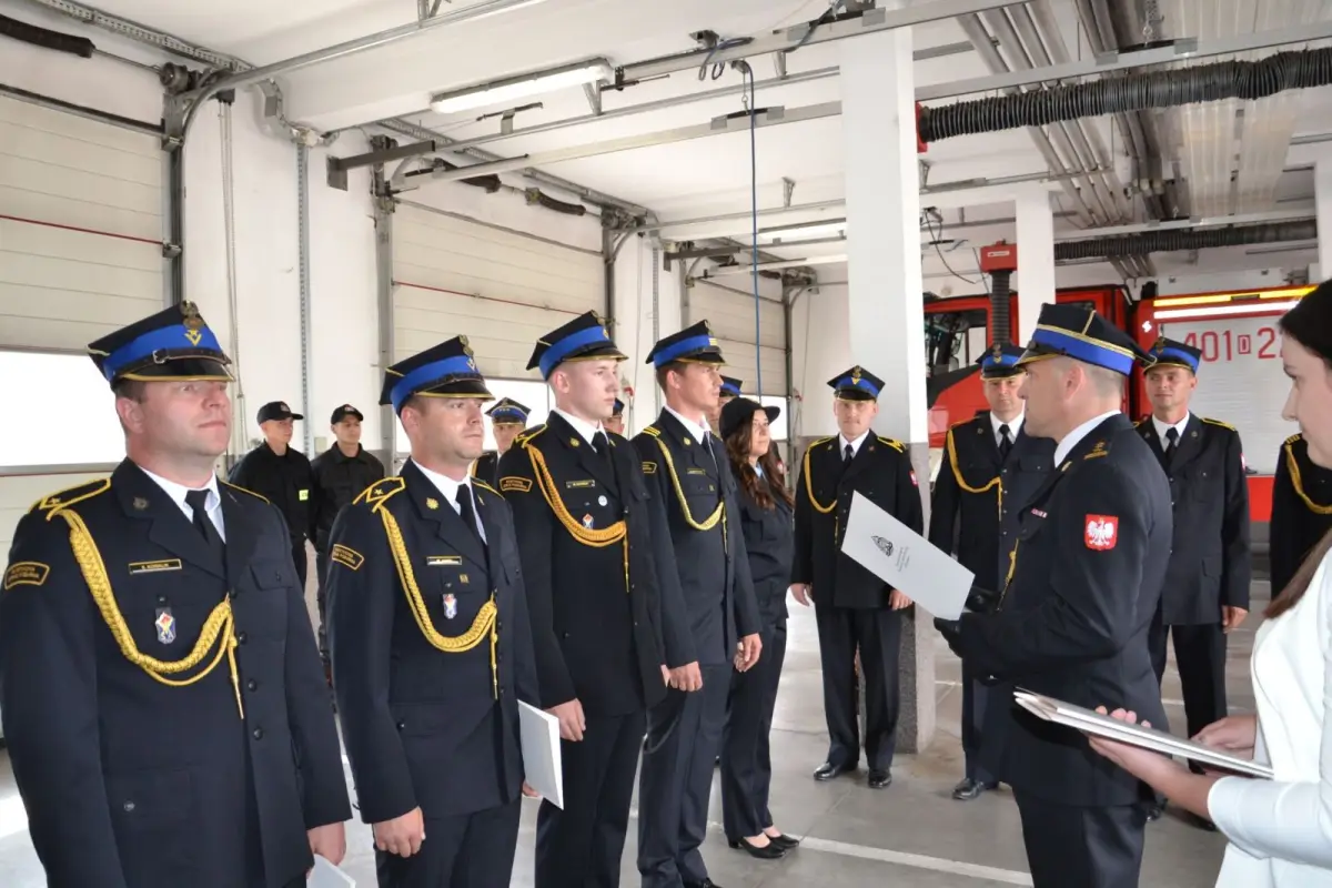 Uroczysta zbiórka w KP PSP Bolesławiec
