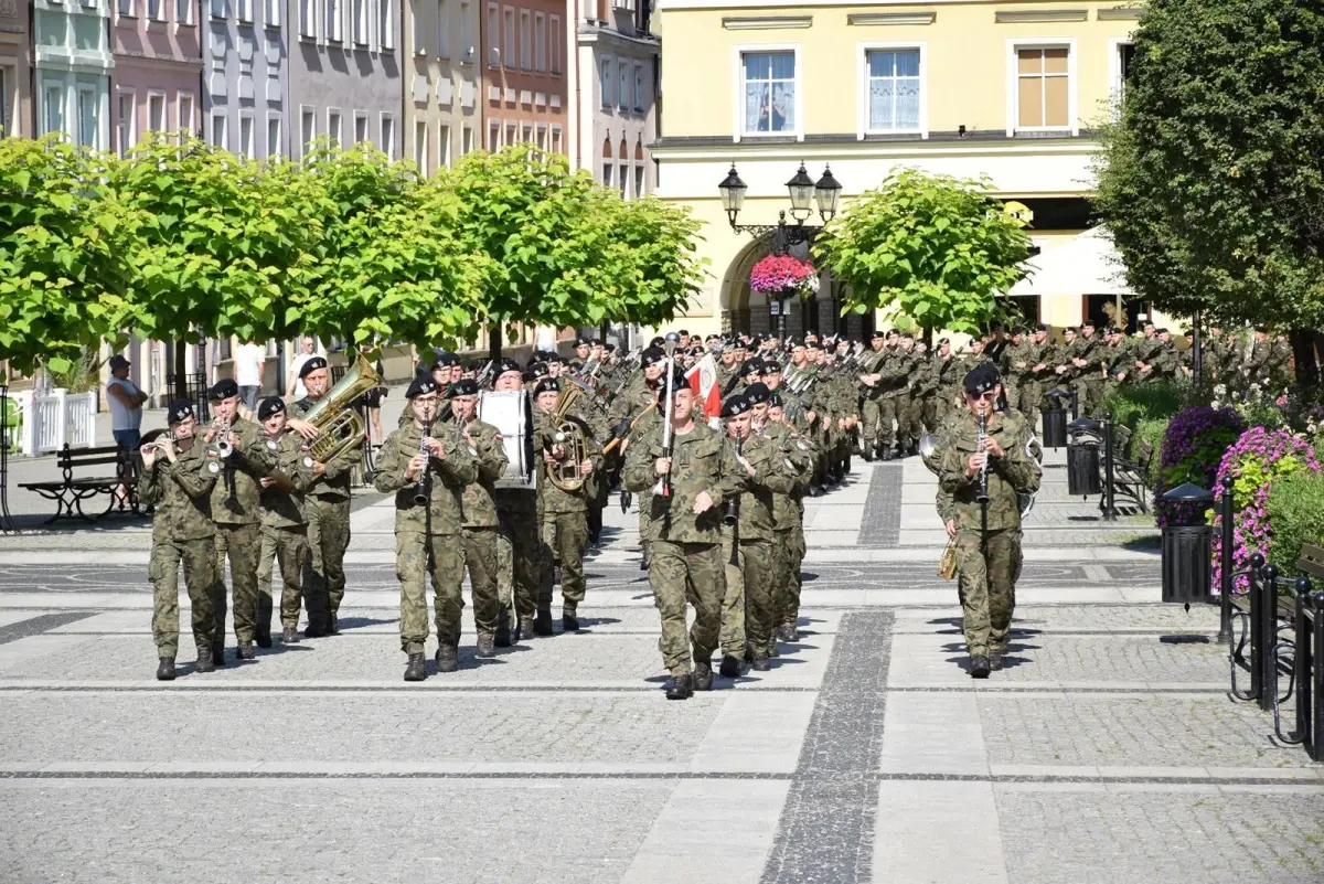 Przysięga elewów w Bolesławcu