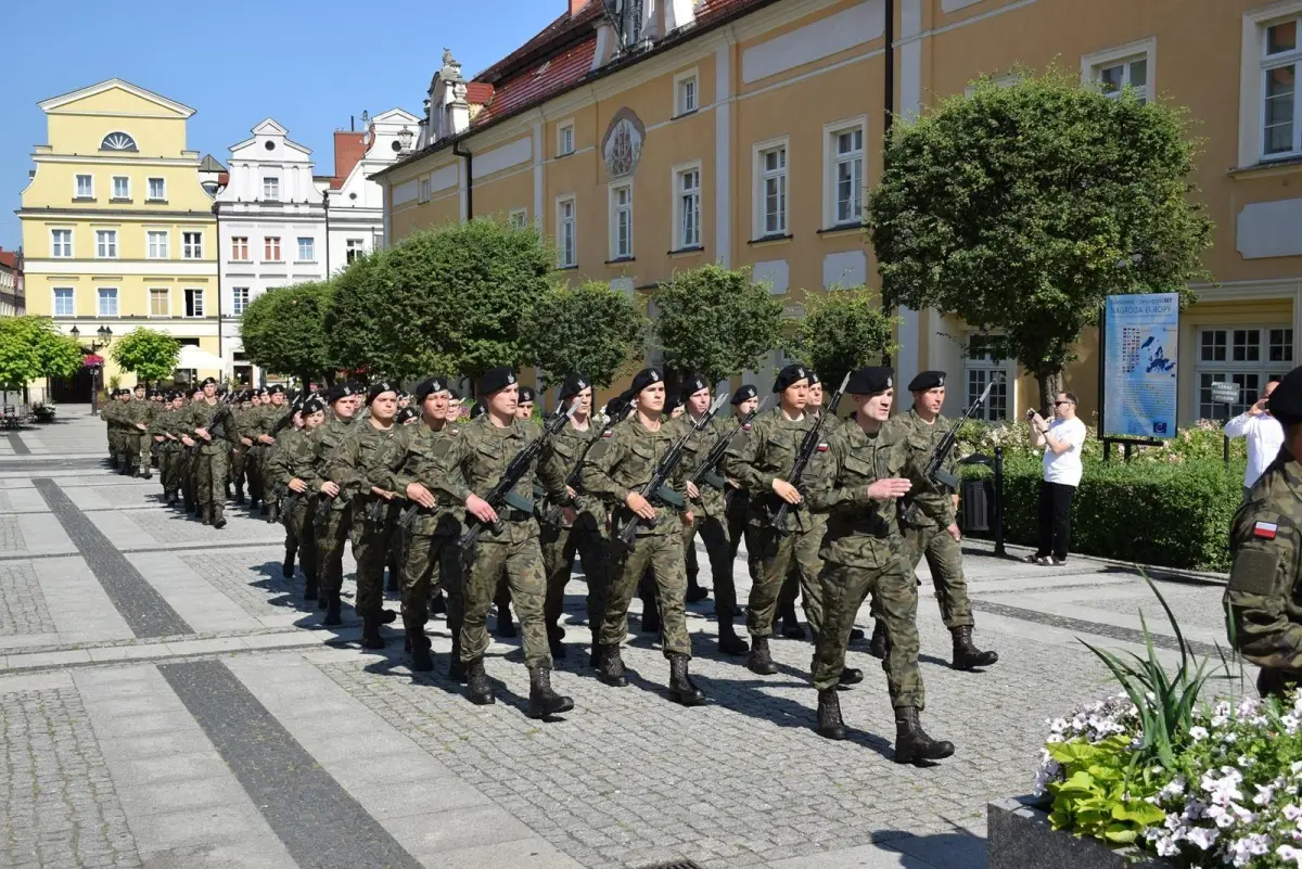 Przysięga elewów w Bolesławcu