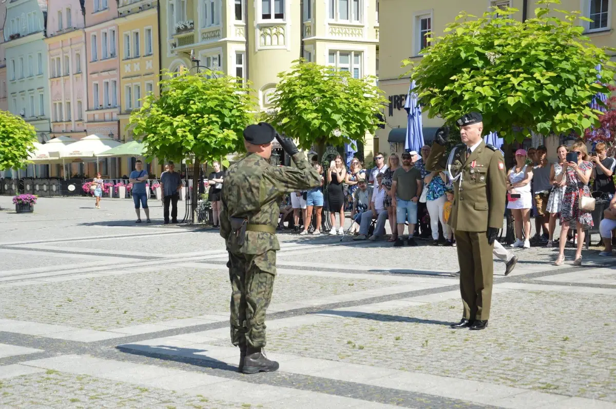 Przysięga elewów w Bolesławcu