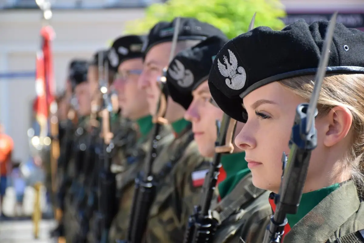 Przysięga elewów w Bolesławcu