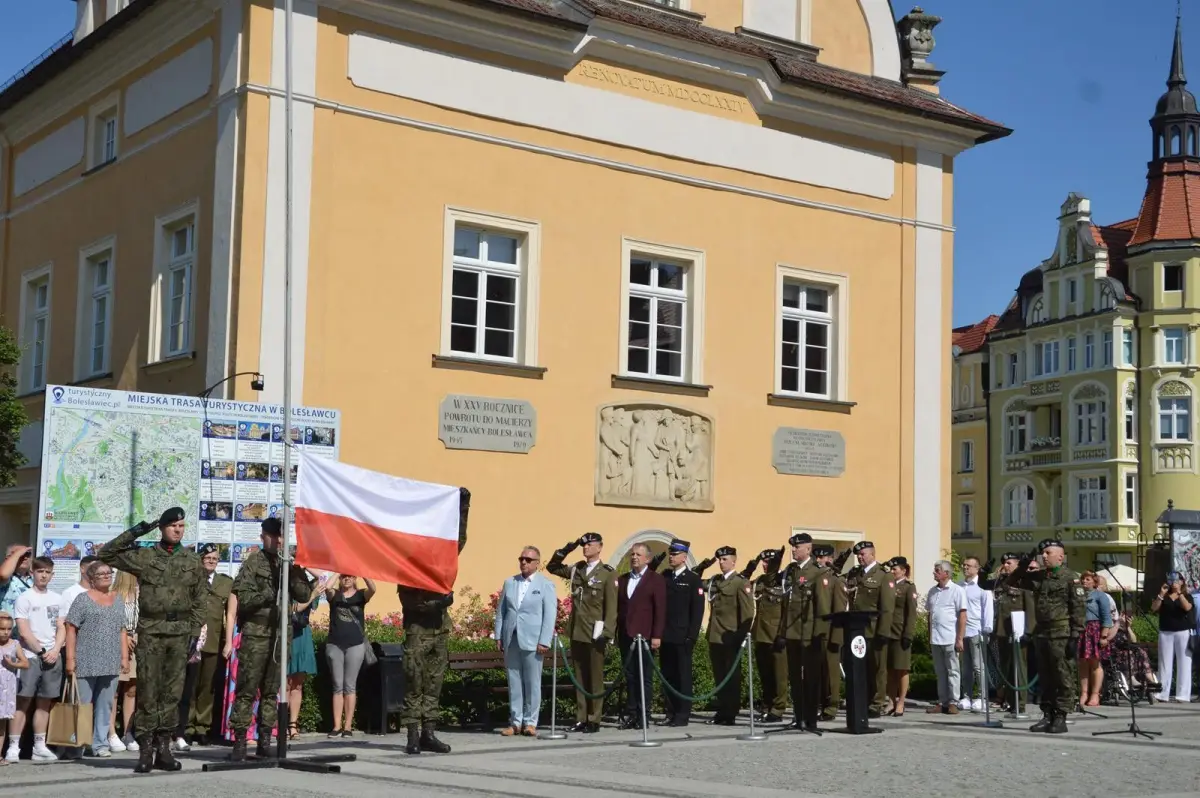 Przysięga elewów w Bolesławcu