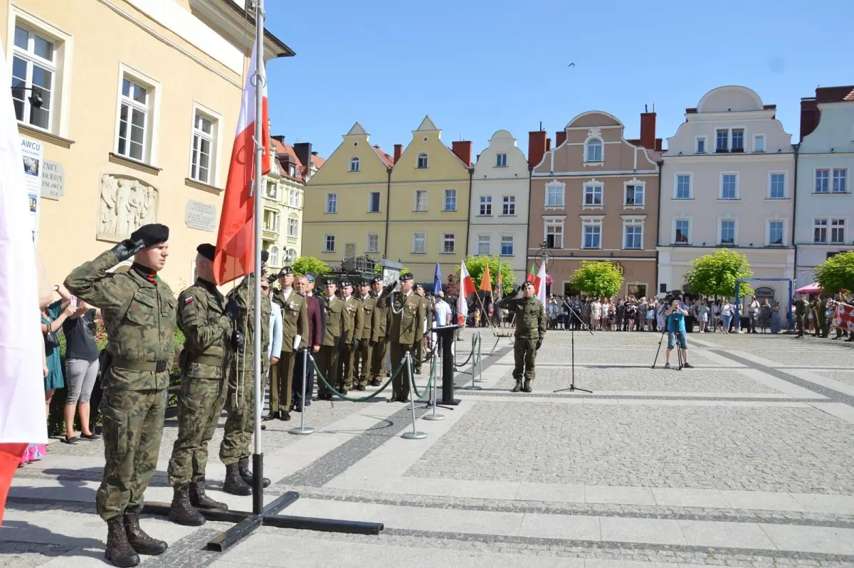 Przysięga elewów w Bolesławcu