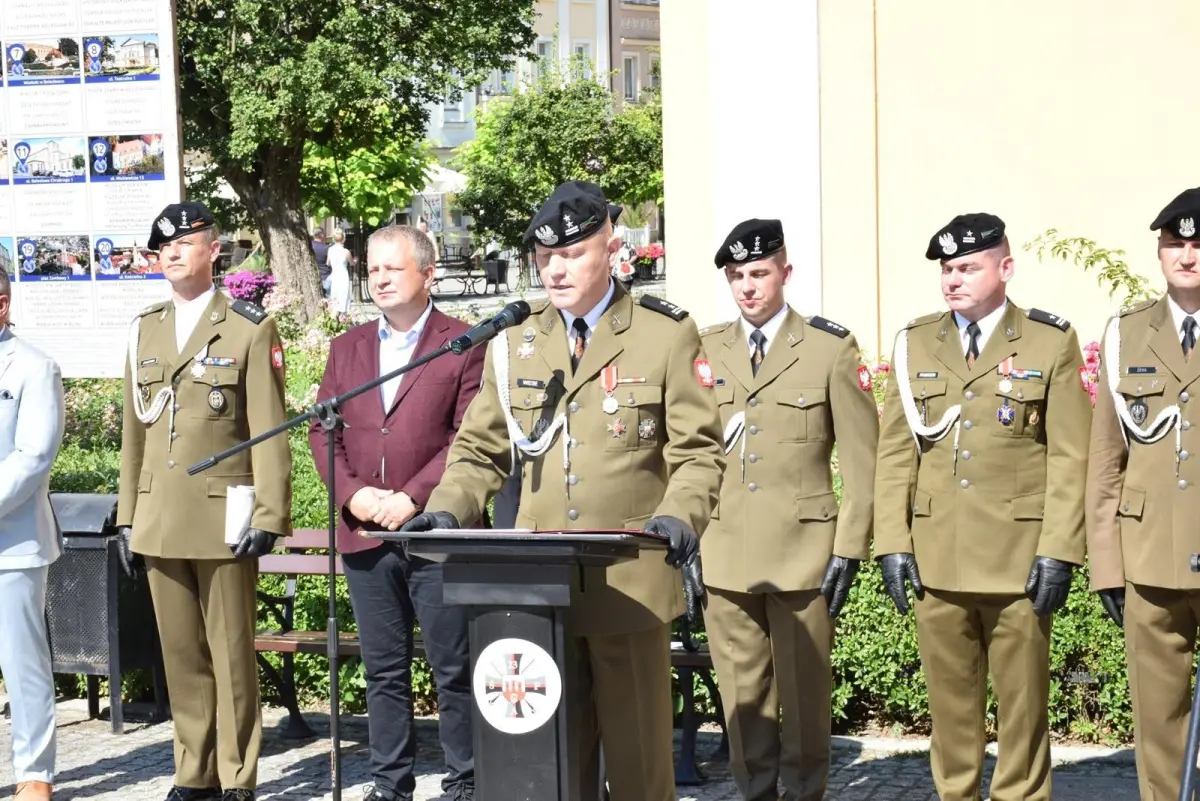 Przysięga elewów w Bolesławcu