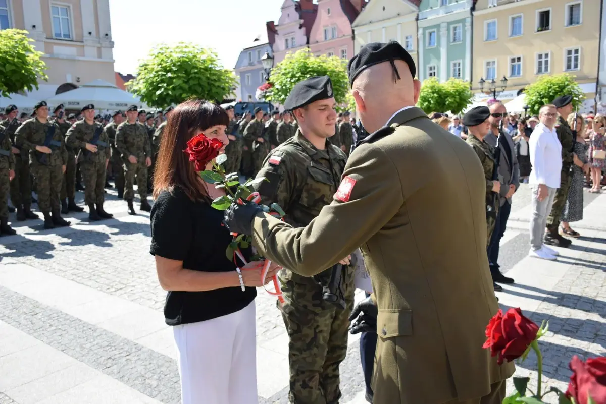 Przysięga elewów w Bolesławcu