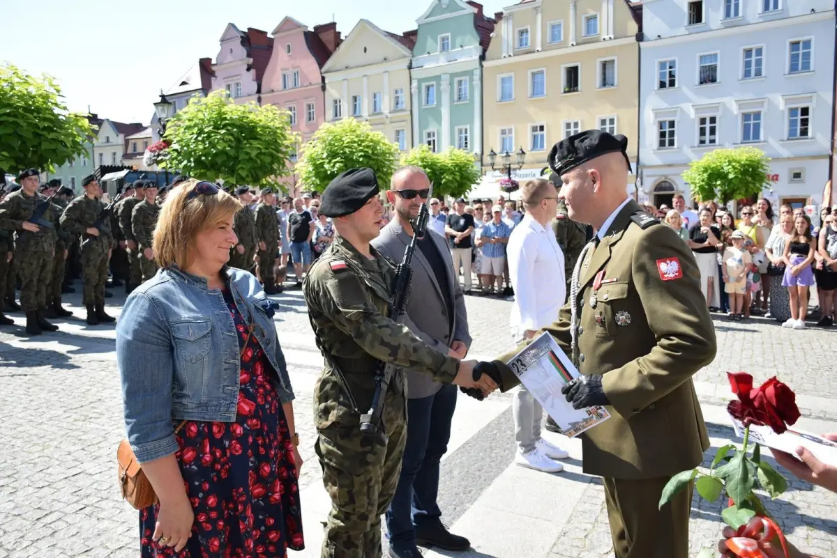 Przysięga elewów w Bolesławcu
