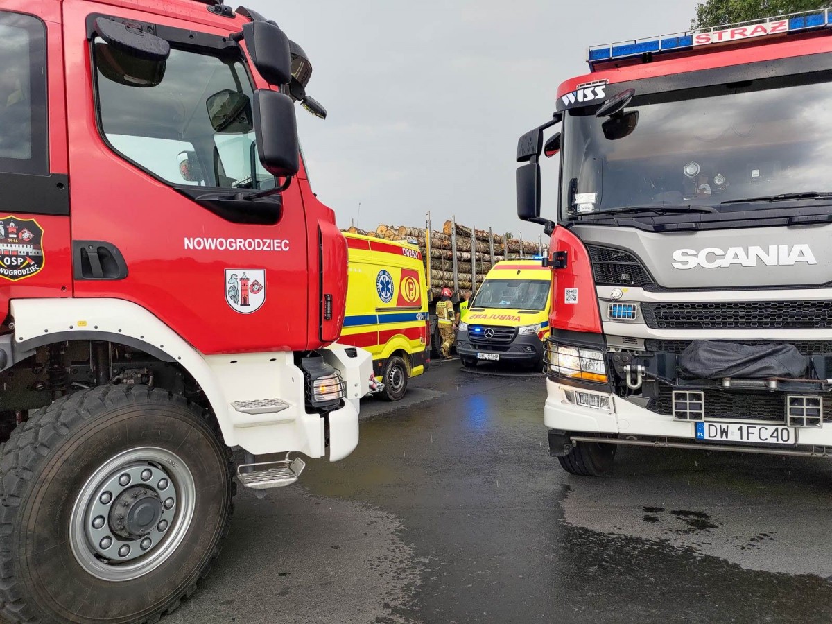 Wypadek koło Nowogrodźca