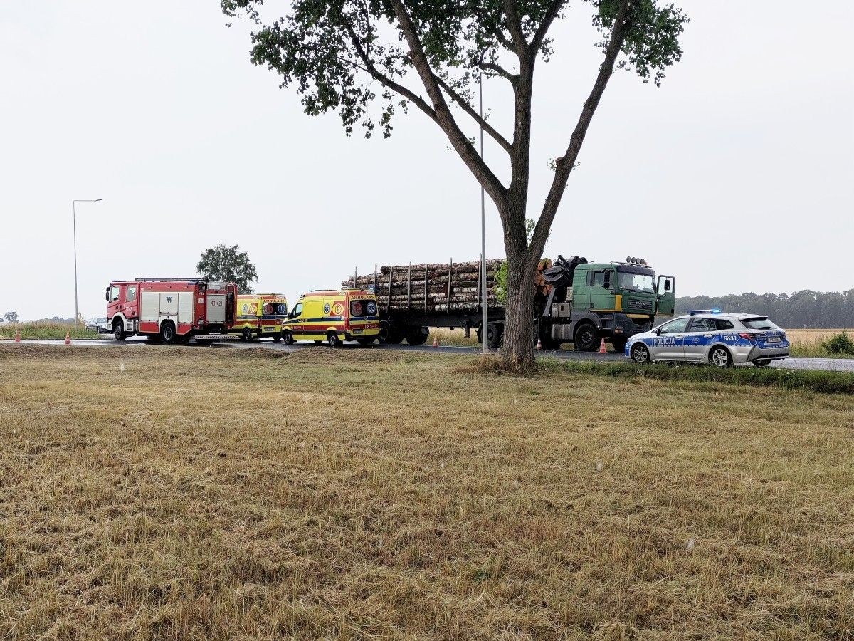 Wypadek koło Nowogrodźca