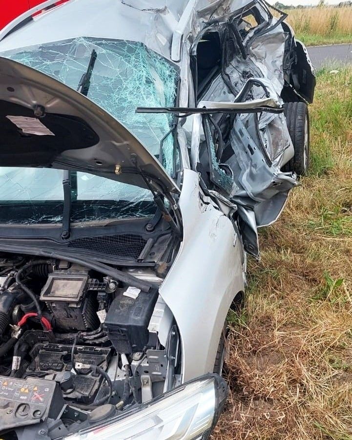 Wypadek koło Nowogrodźca