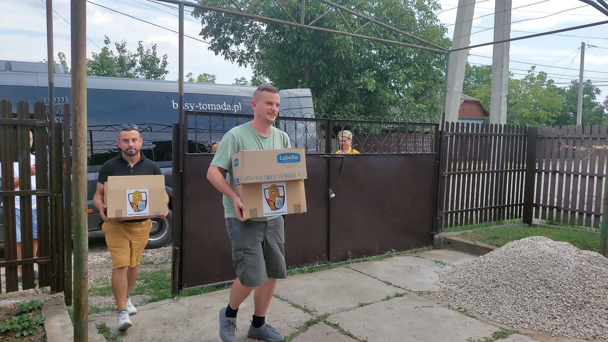 Bolesławianie pojechali z darami do Polaków w Mołdawii