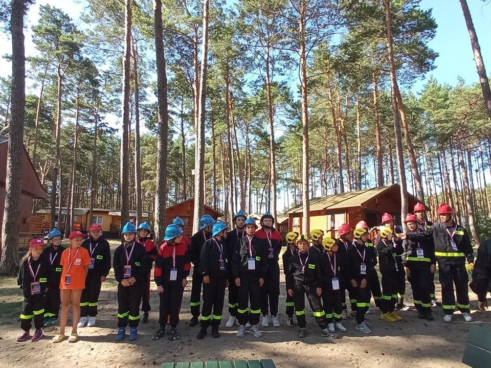 Młodzi strażacy z gminy Nowogrodziec na 11-dniowych koloniach w Lubuskiem