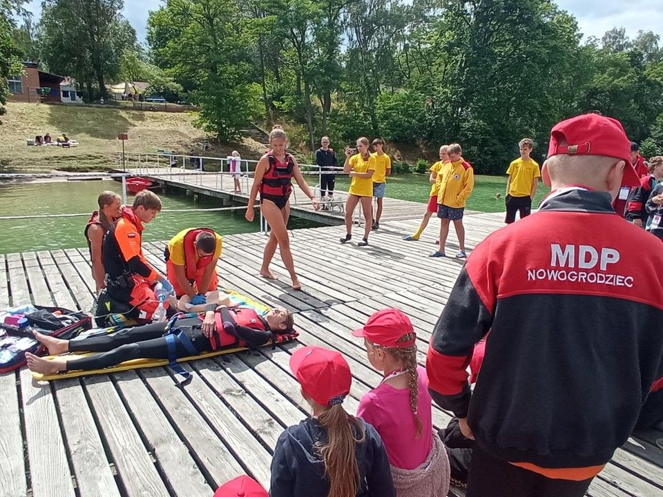 Młodzi strażacy z gminy Nowogrodziec na 11-dniowych koloniach w Lubuskiem