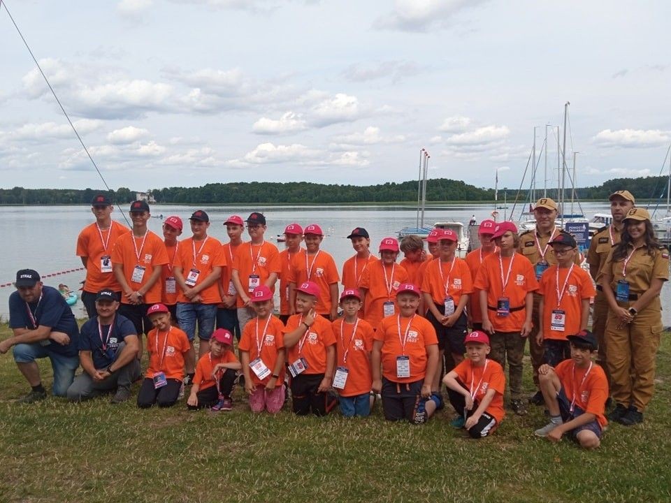 Młodzi strażacy z gminy Nowogrodziec na 11-dniowych koloniach w Lubuskiem