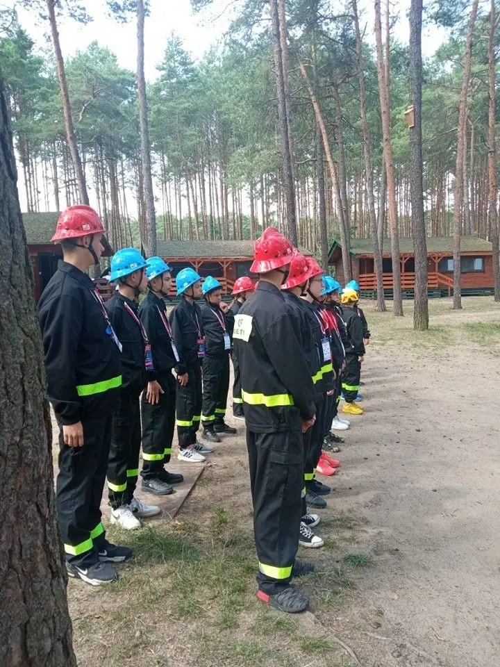 Młodzi strażacy z gminy Nowogrodziec na 11-dniowych koloniach w Lubuskiem