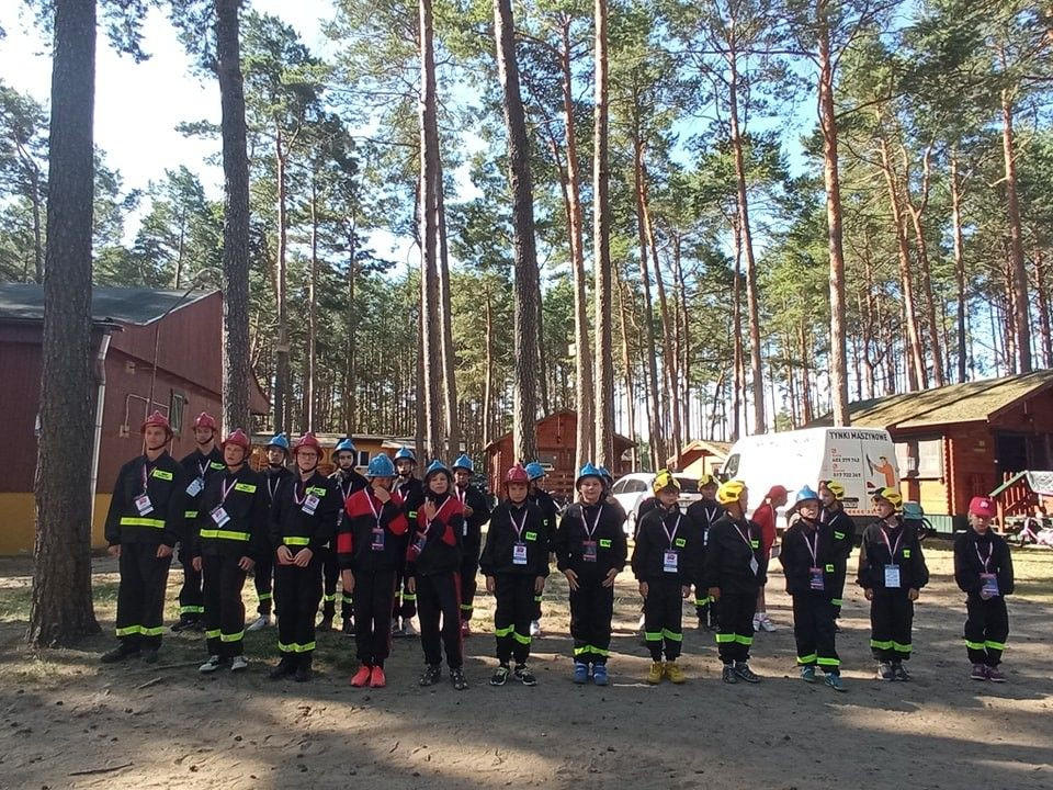 Młodzi strażacy z gminy Nowogrodziec na 11-dniowych koloniach w Lubuskiem