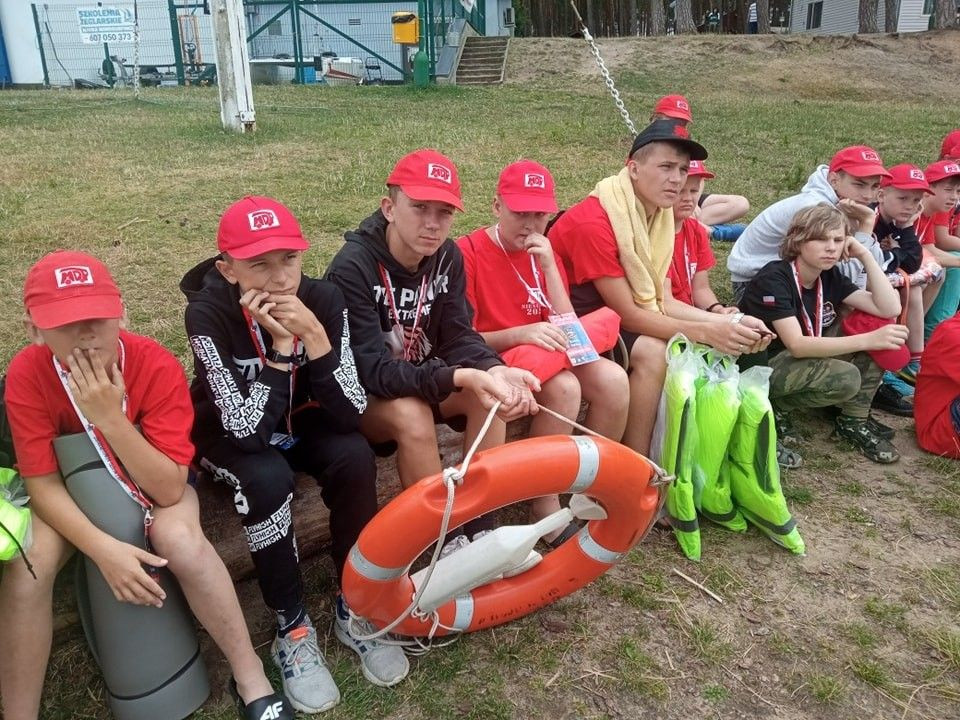 Młodzi strażacy z gminy Nowogrodziec na 11-dniowych koloniach w Lubuskiem