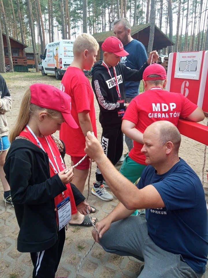 Młodzi strażacy z gminy Nowogrodziec na 11-dniowych koloniach w Lubuskiem