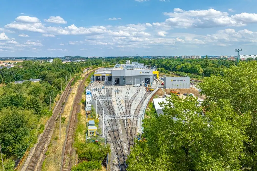 Hala serwisowa pociągów Kolei Dolnośląskich