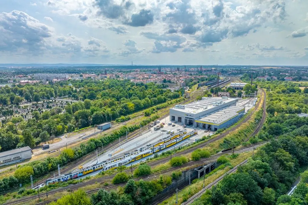 Hala serwisowa pociągów Kolei Dolnośląskich