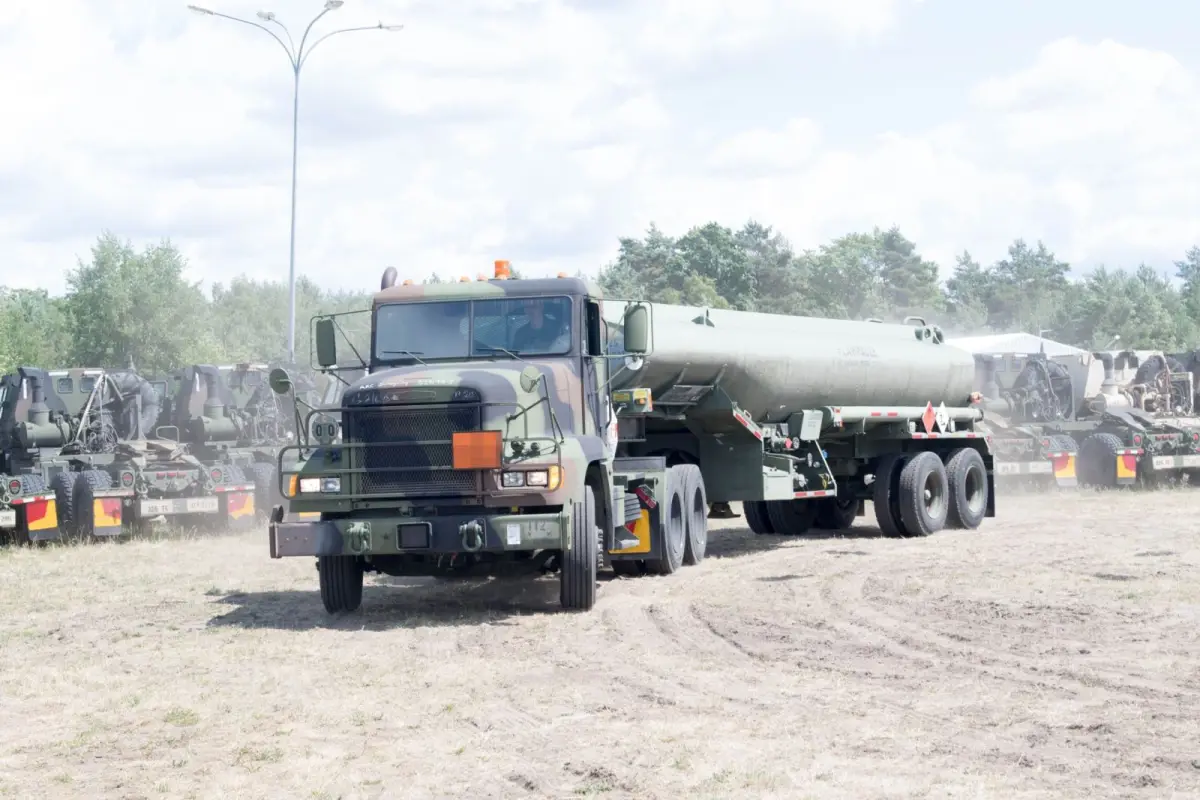 Pancerniacy uczyli się jeździć pojazdami US Army