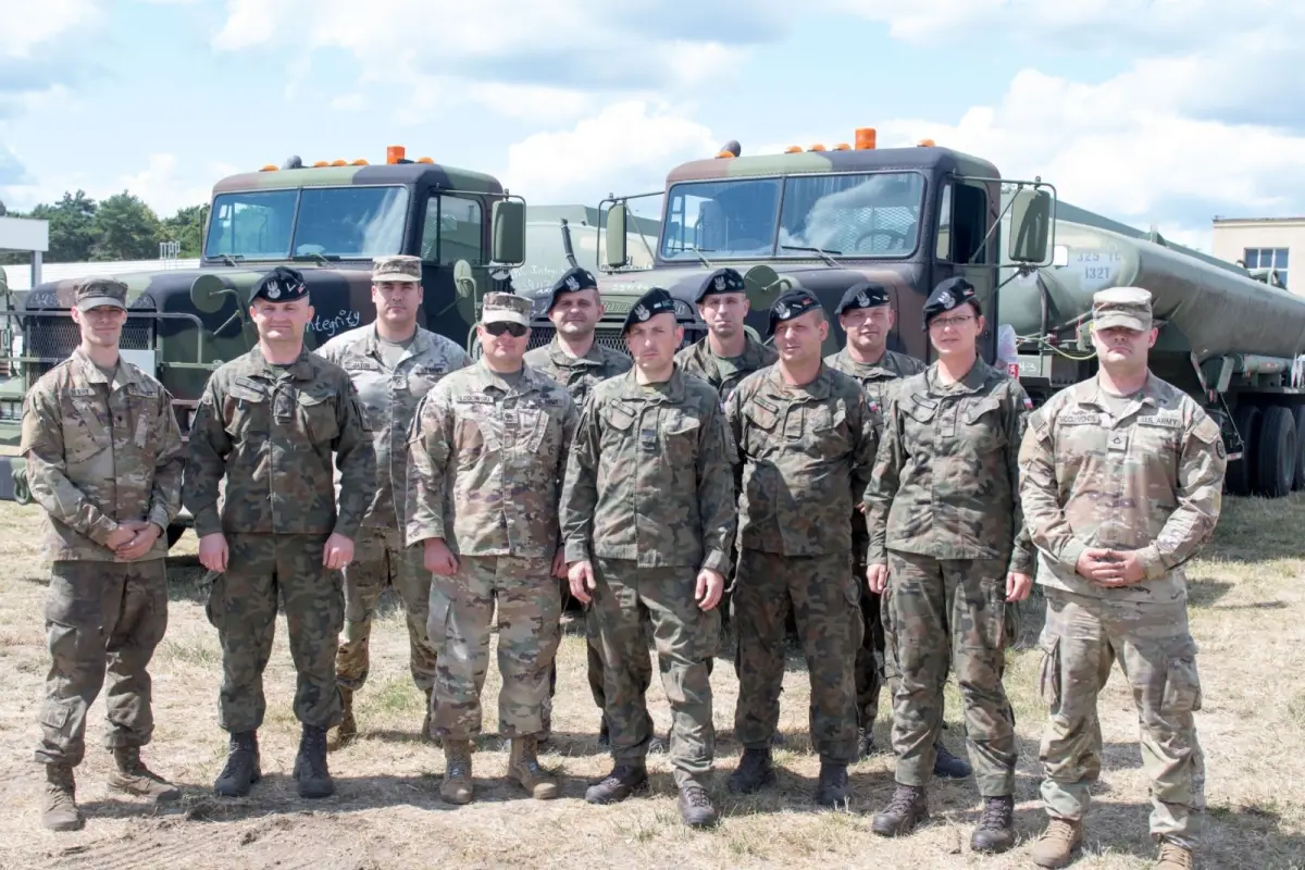 Pancerniacy uczyli się jeździć pojazdami US Army