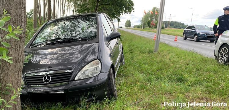Zdarzenie drogowe w Jeleniej Górze