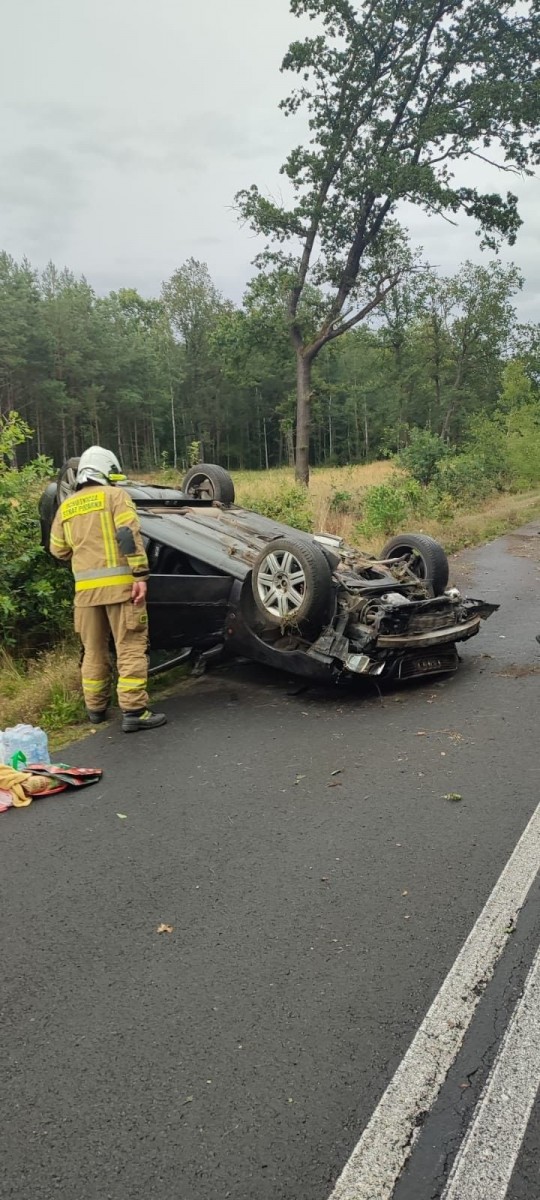 Auto dachowało między Wierzbową a Pasternikiem
