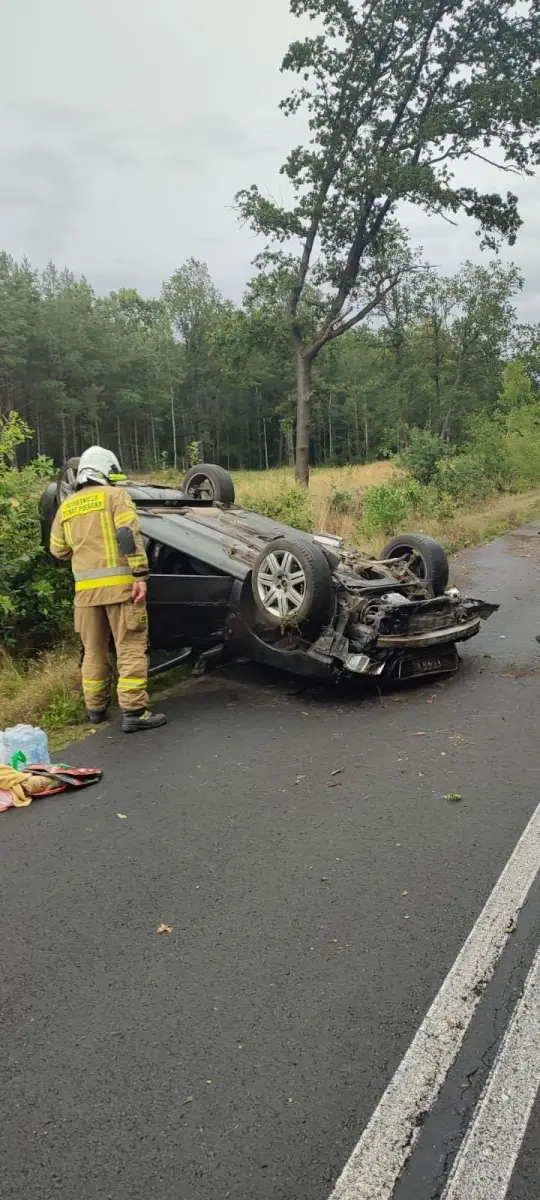 Auto dachowało między Wierzbową a Pasternikiem