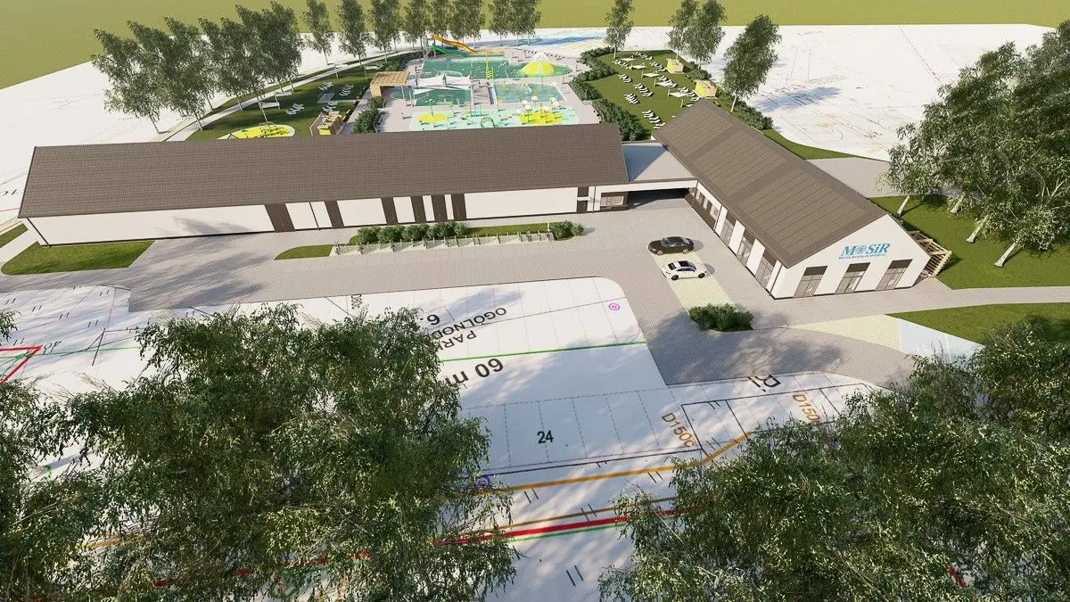 Park wodny przy Spacerowej w Bolesławcu – wizualizacje