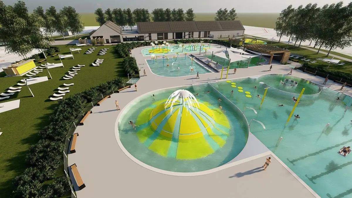 Park wodny przy Spacerowej w Bolesławcu – wizualizacje
