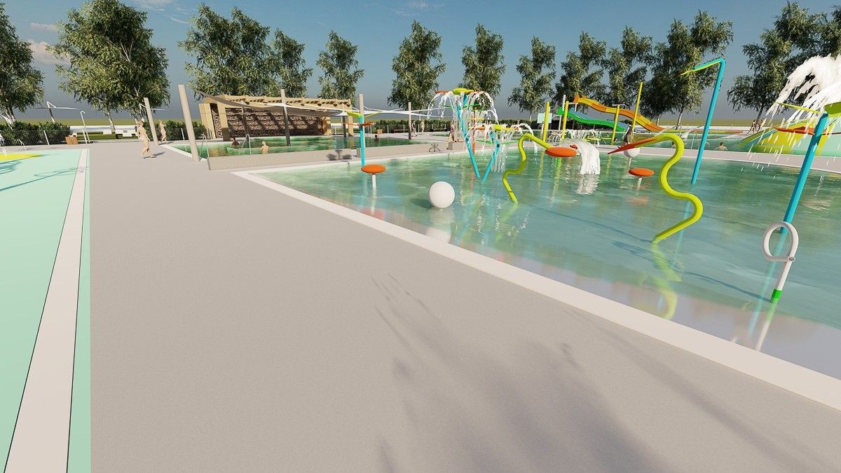 Park wodny przy Spacerowej w Bolesławcu – wizualizacje