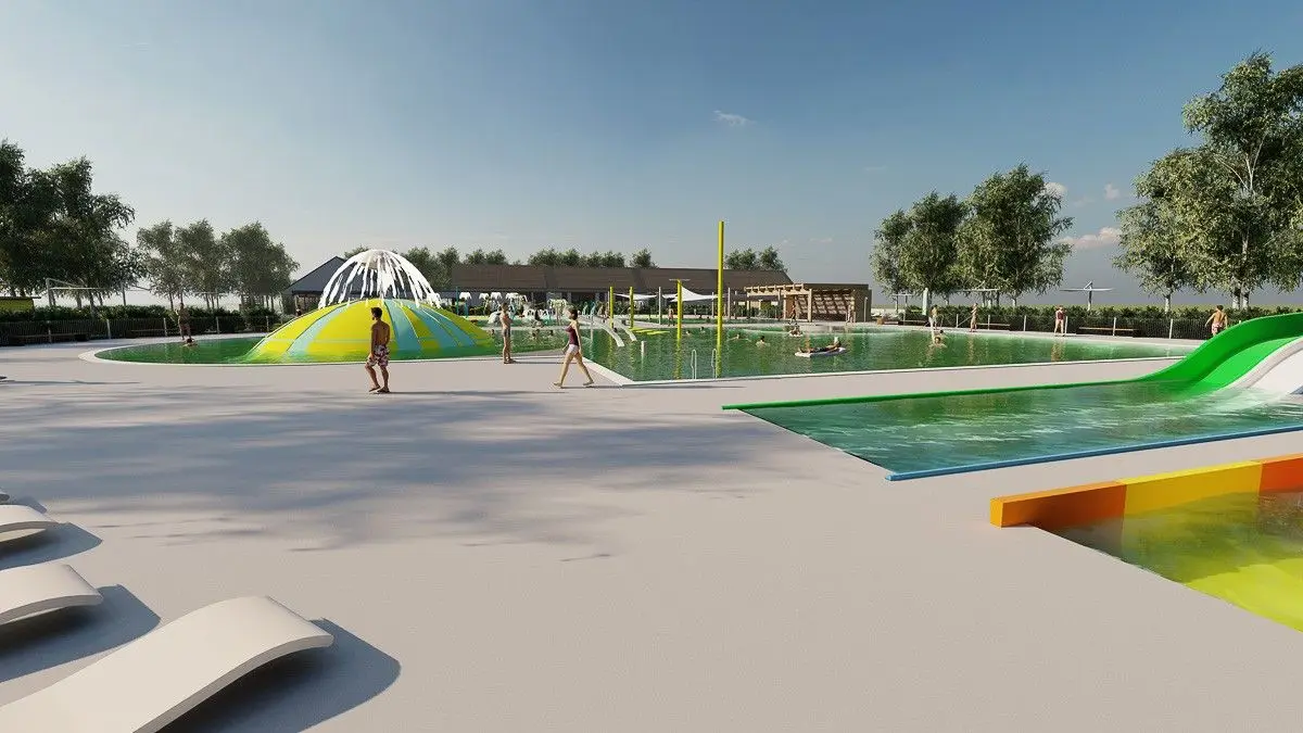 Park wodny przy Spacerowej w Bolesławcu – wizualizacje